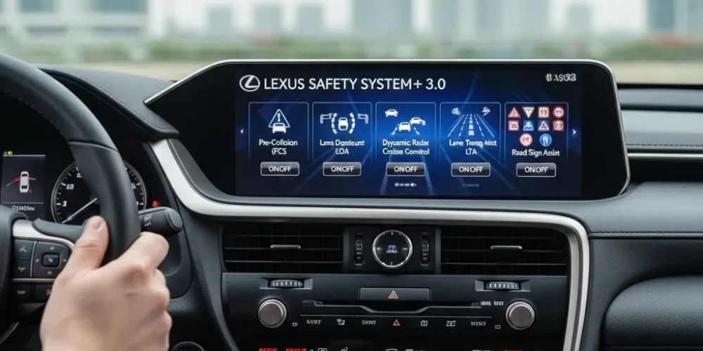 Hệ thống Lexus Safety trên RX350h: Công nghệ an toàn hoạt động ra sao?